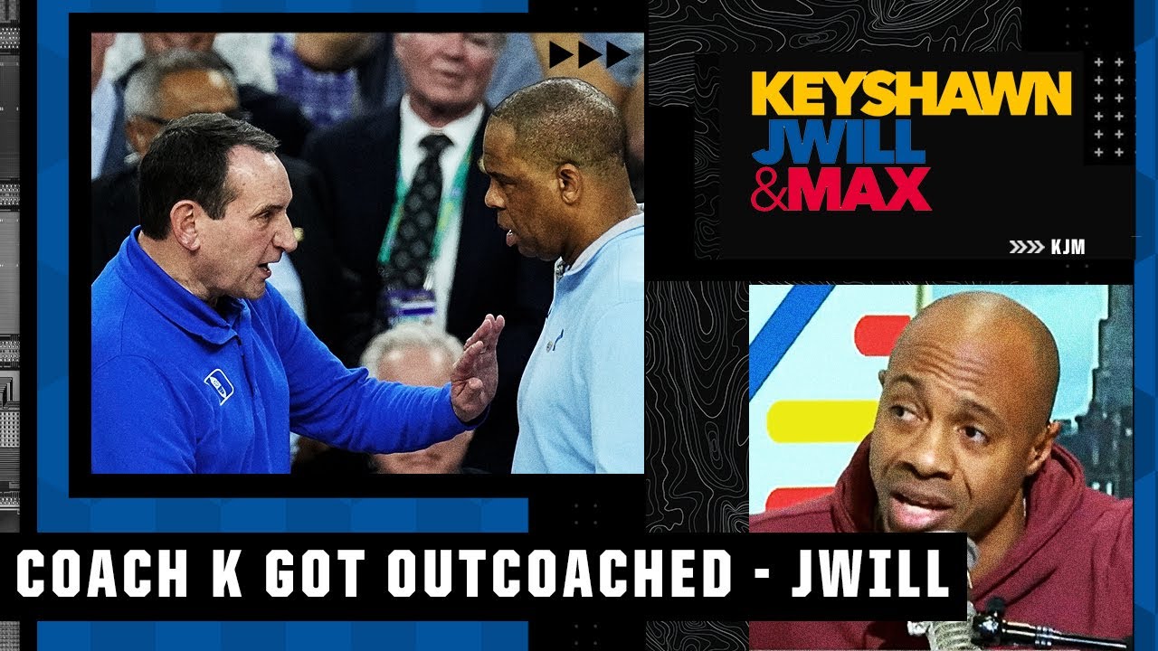 Coach K got outcoached by Hubert Davis in Duke's Final Four loss vs. UNC - Jay Williams | KJM