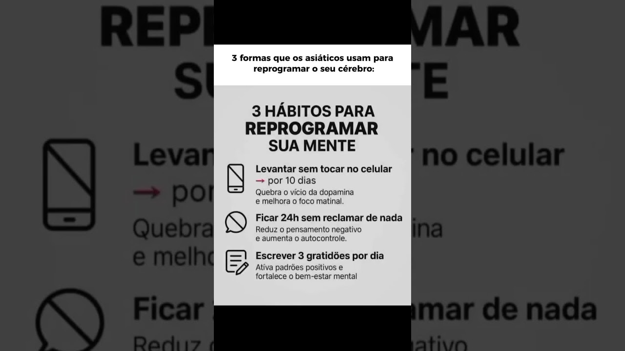 🧠✨#Reprograma&ccedil;&atilde;oMental #SegredosAsi&aacute;ticos #MentePoderosa #DisciplinaMental #YouTubeShorts