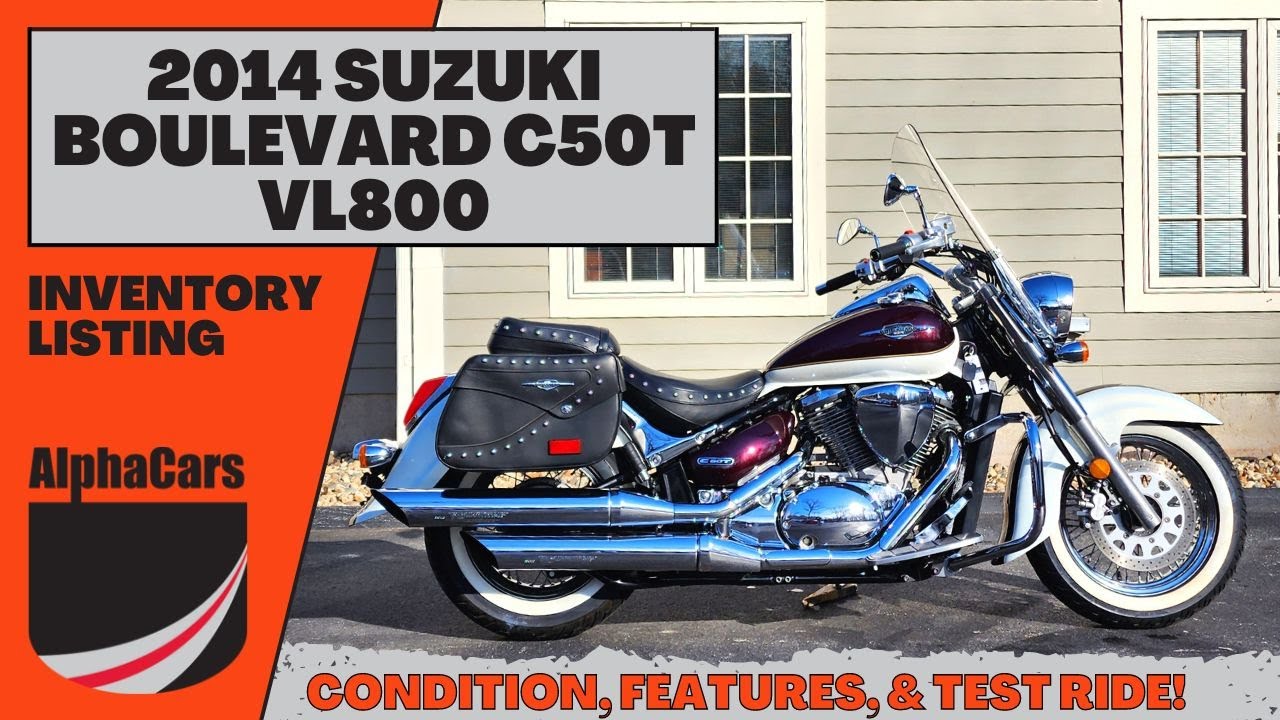 2014 Suzuki Boulevard C50T VL800 Review | Condition, Features, & Test Ride!