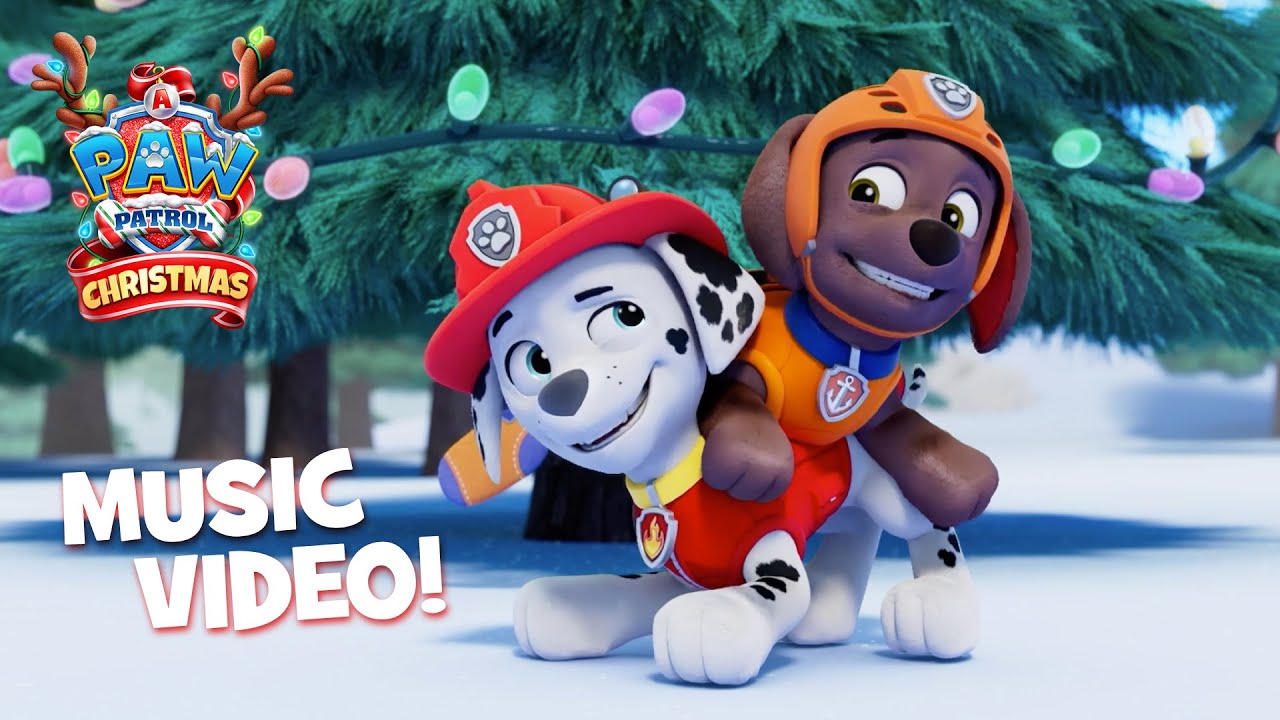 Christmas Eve Is Here! 🎄 | PAW Patrol Holiday Music Video | Songs for Kids