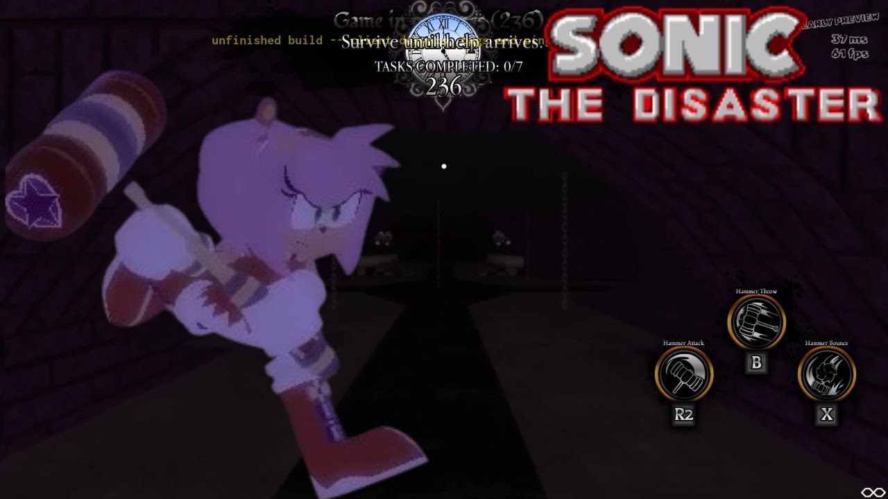 Sonic.exe The Disaster the uneasy stress test 0.5