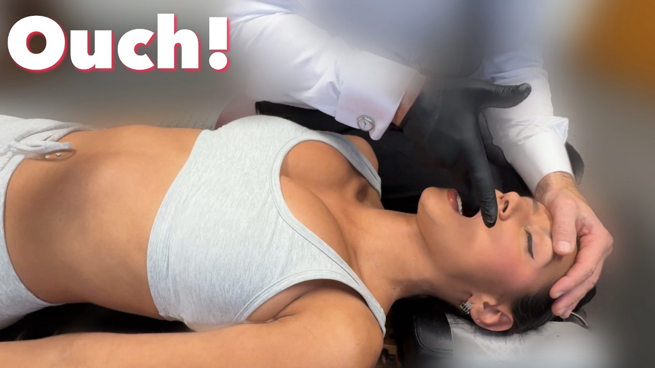 Tears of Pain *TMJ Release + Sinus Clog Drained* Chiropractic Cranial & Visceral Fluid Technique