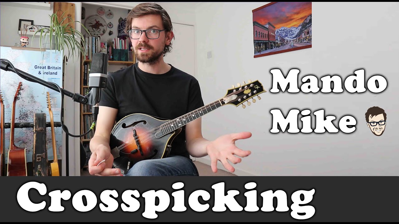 Crosspicking - Using Wildwood Flower - Mandolin Lesson (Advanced)