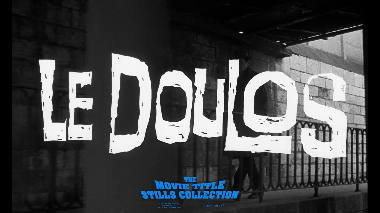 Le Doulos (1962) title sequence