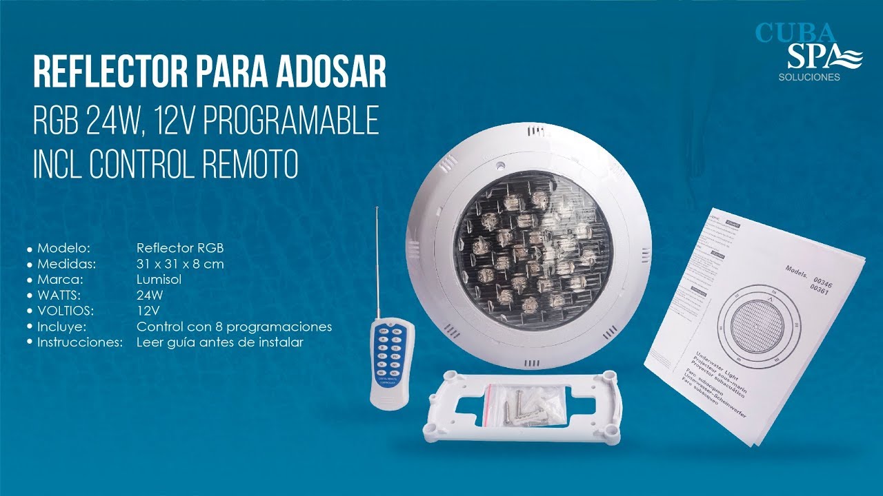 REFLECTOR PARA ADOSAR PARA PISCINA | CUBA&SPA SOLUCIONES