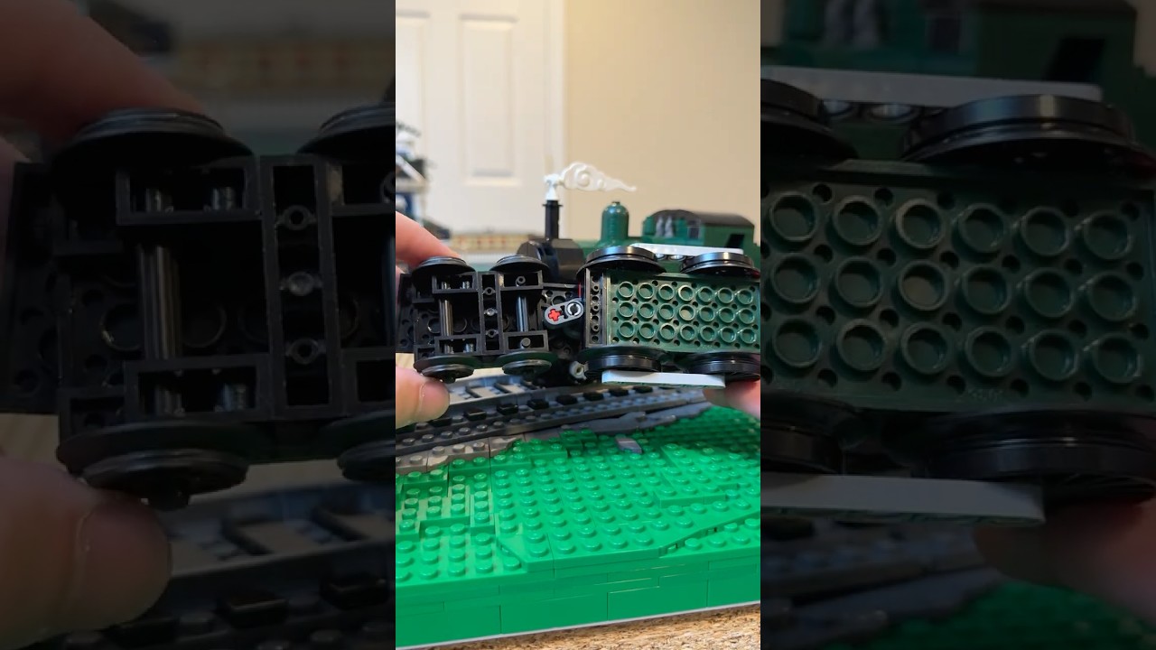 Поезда LEGO созданы, чтобы двигаться... #lego #afol #коллекцияlego