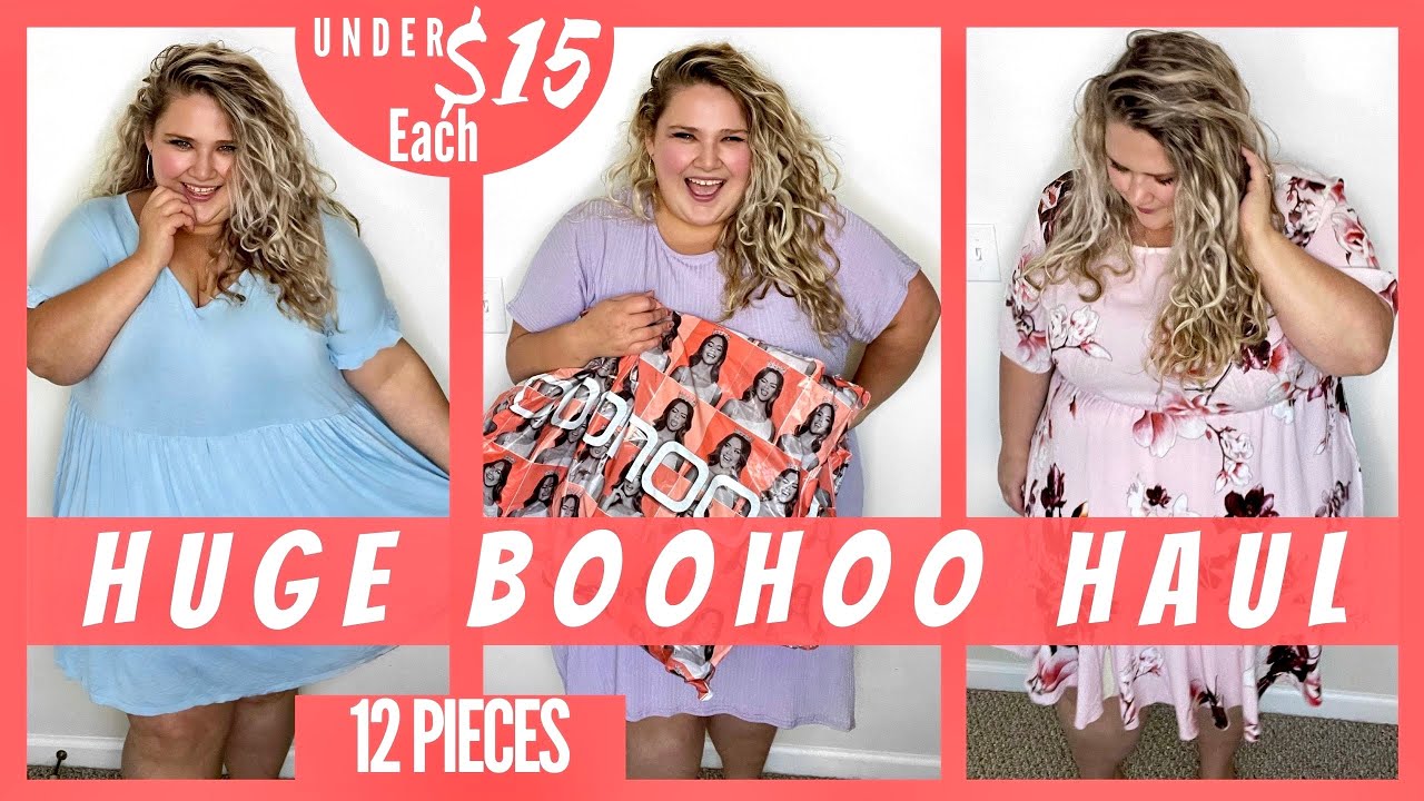 MASSIVE BOOHOO PLUS SIZE TRY ON HAUL | size 22 and 24 | NOT SPONSORED | less than 20 dollars each