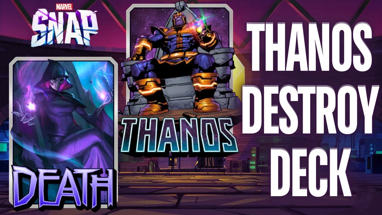 Thanos Destroy Deck ! Infinite Gameplay Marvel Snap