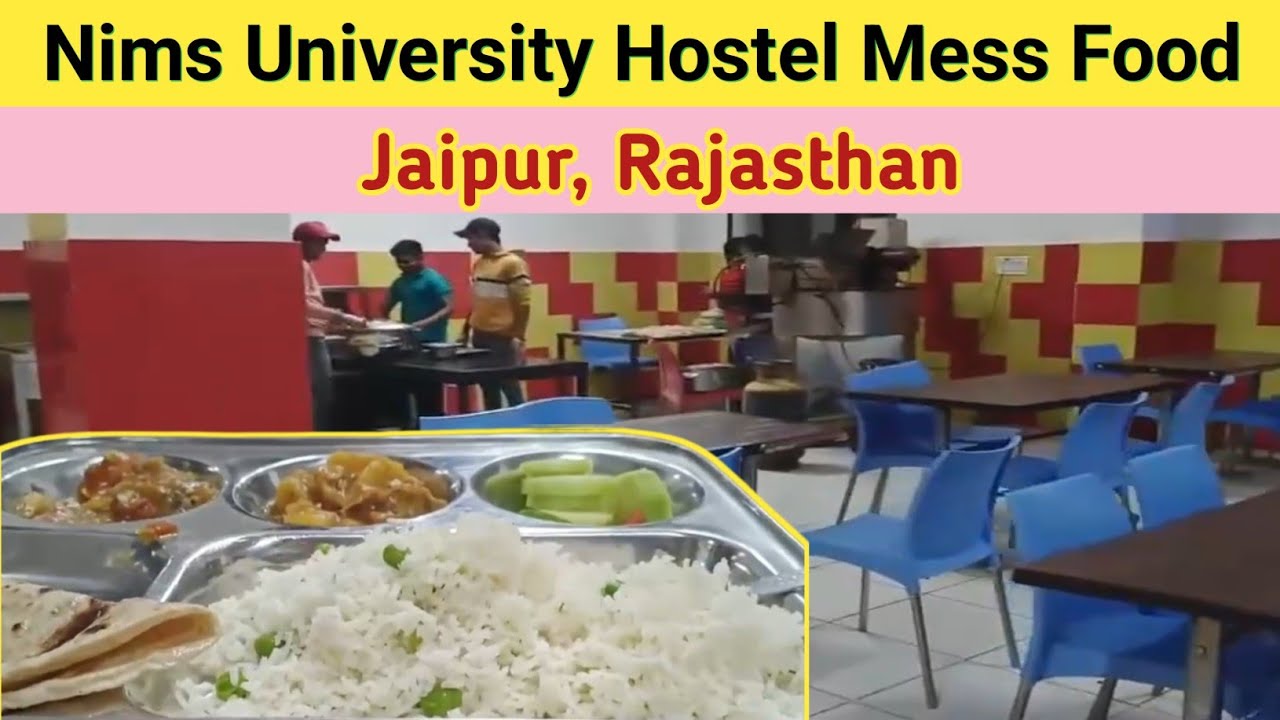 NIMS Hostel Mess Food | Nims University Tour | Hostel of Nims University Jaipur | Rajasthan