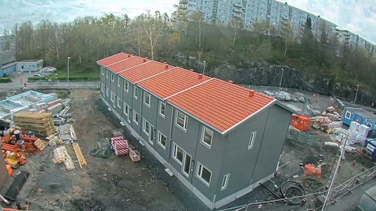 Timelapse-film från BRF Saffransbyn, Gårdsten