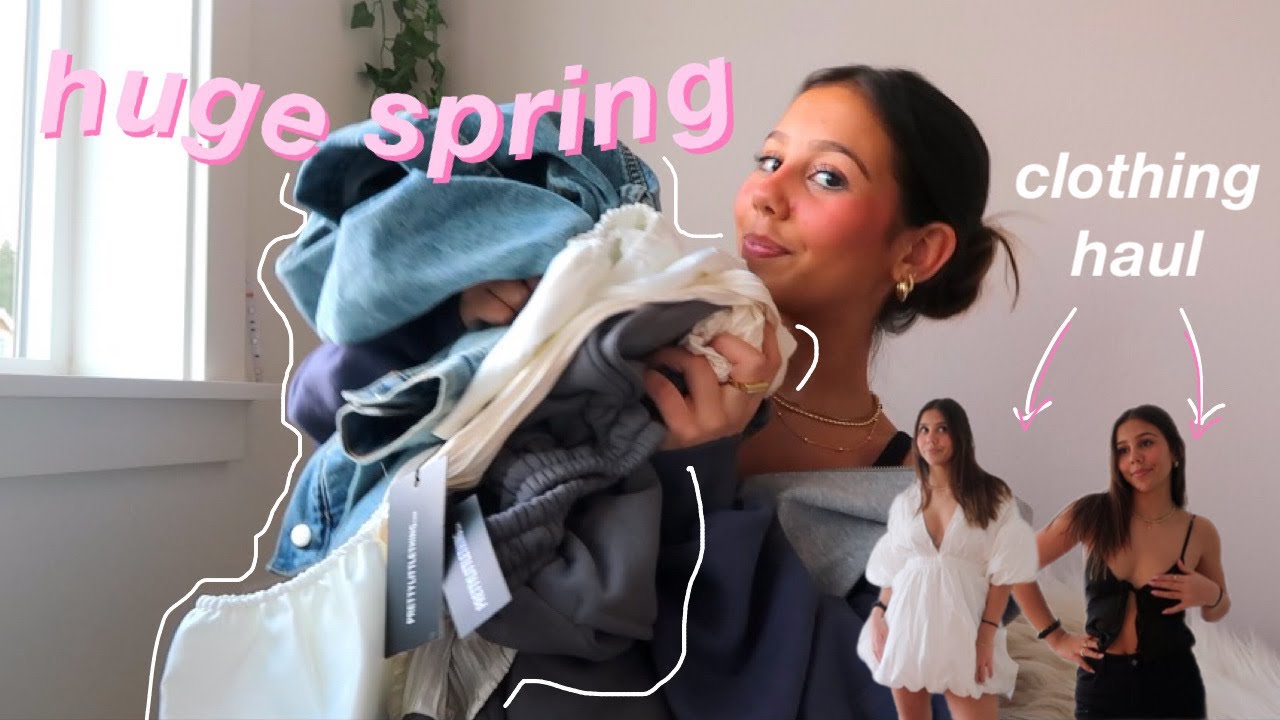 I spent $400 on Pretty Little Thing *HUGE TRY ON CLOTHING HAUL*