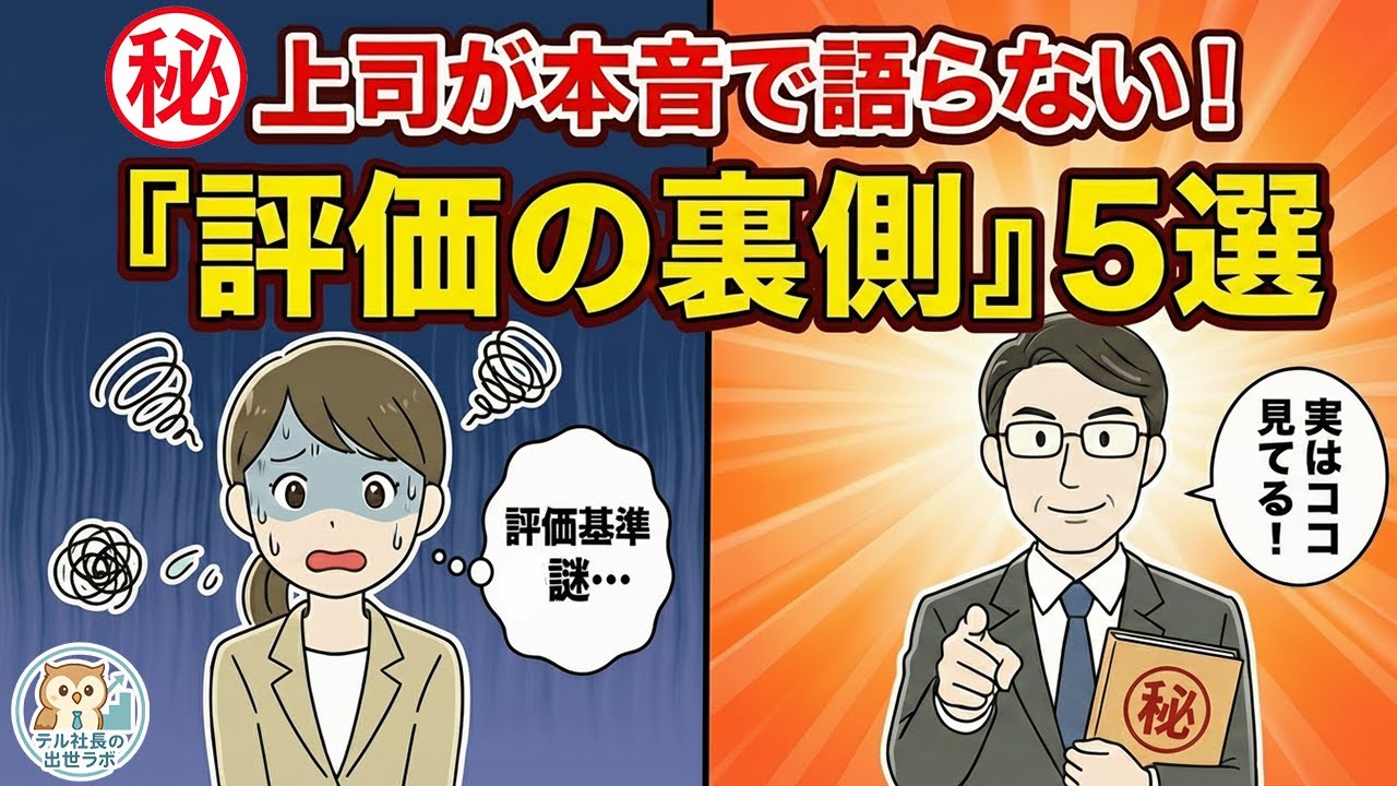 【残酷な真実】成果を出しても無意味？上司が絶対言わない「評価の裏側」5選