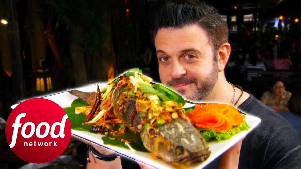 Adam Tries Thai Fried Mullet With Mango at Hidden Riverside Eatery | Secret Eats With Adam Richman