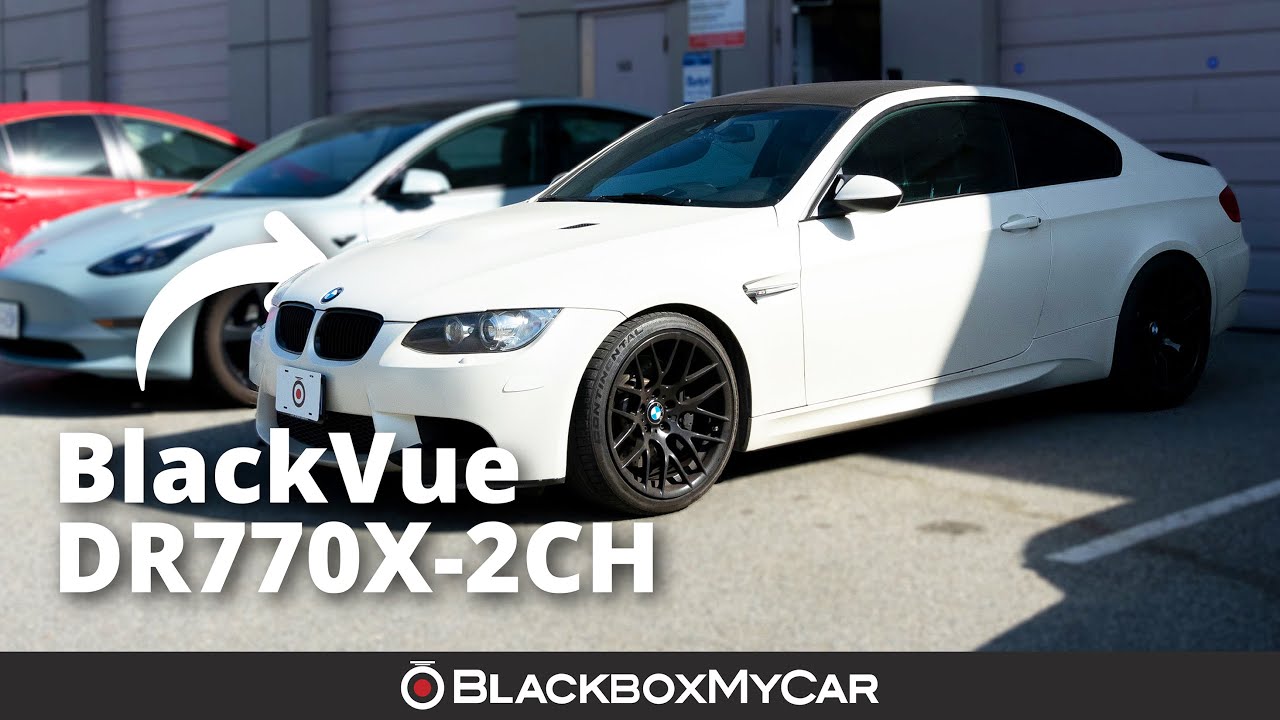 Видеорегистратор BlackVue DR770X-2CH для BMW M3 2012 года | Как установить видеорегистратор с пом...