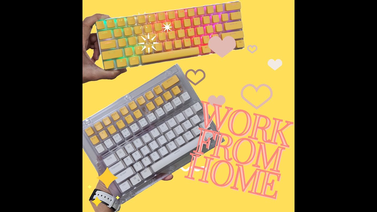 Unboxing keycaps for RK61 Mechanical Keyboard