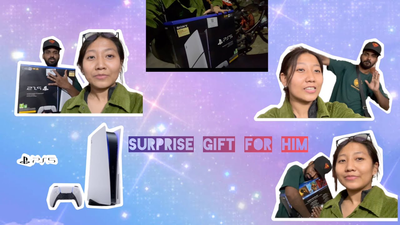 Finally PS5 வாங்கியாச்சு || Surprising Gift For Him  ❤️ 🐝