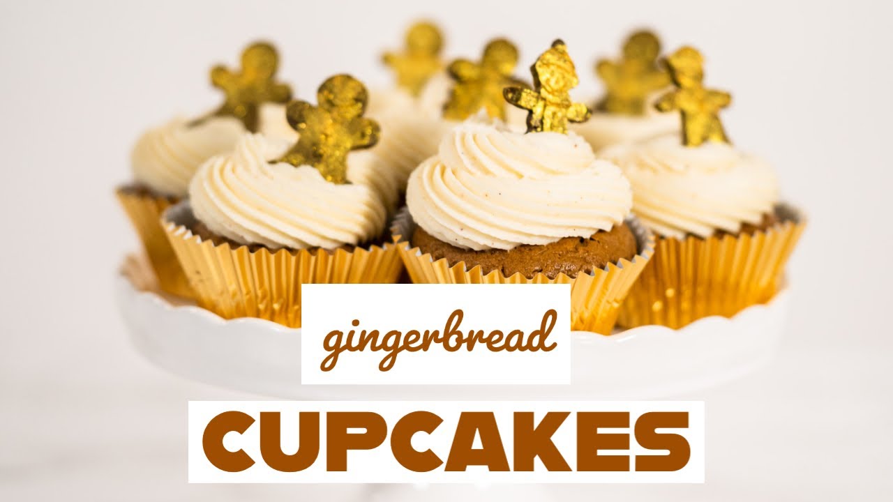 Gingerbread cupcakes