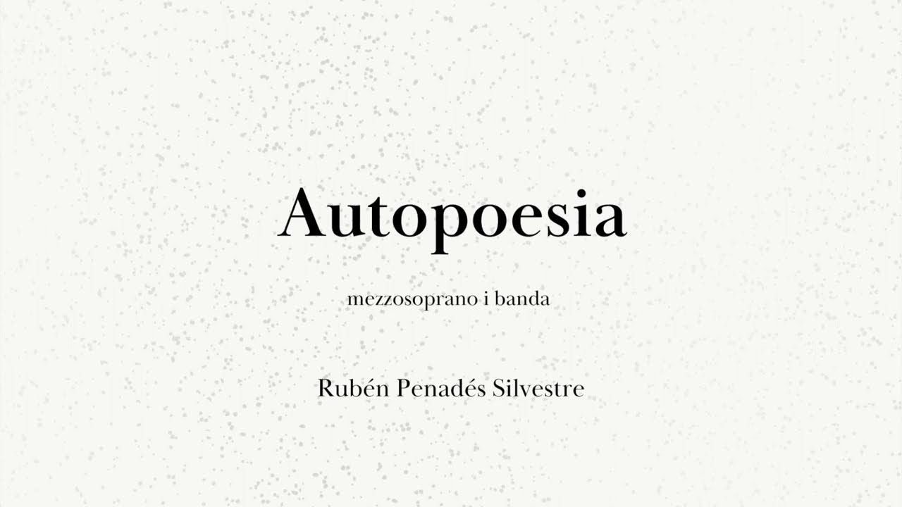 Autopoesia