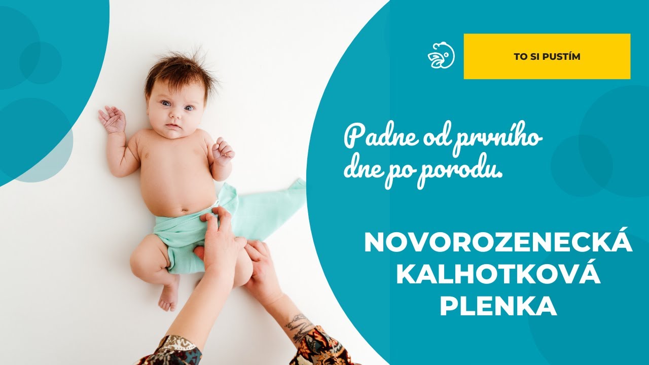 Novorozenecká kalhotková plena