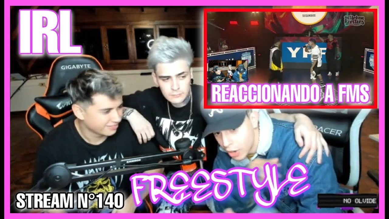 LIT KILLAH TIRANDO FREESTYLE CON FMK & RUSHER KING / RECCIONANDO A LA FMS