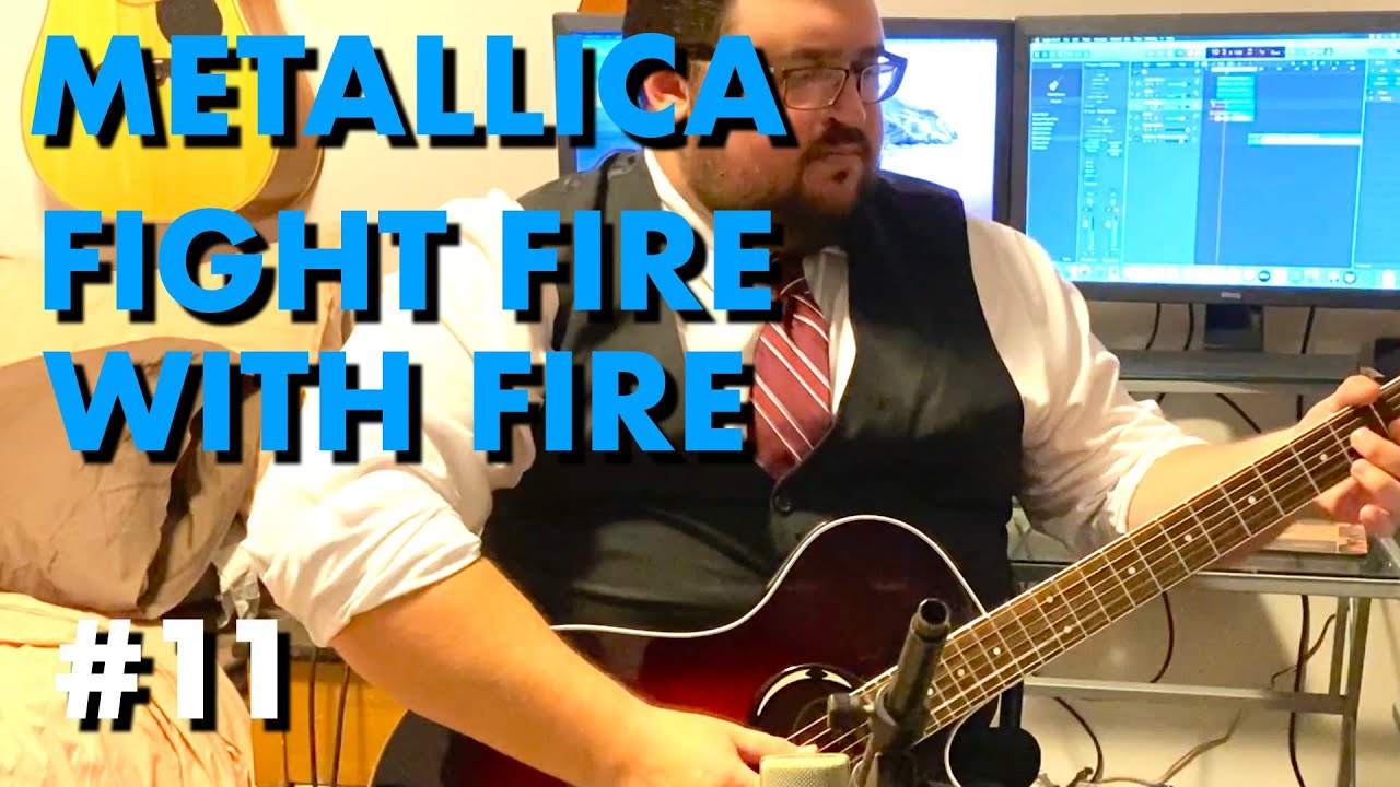 Metallica Fight Fire With Fire (guitar cover) - Bryan Plays Albums #11