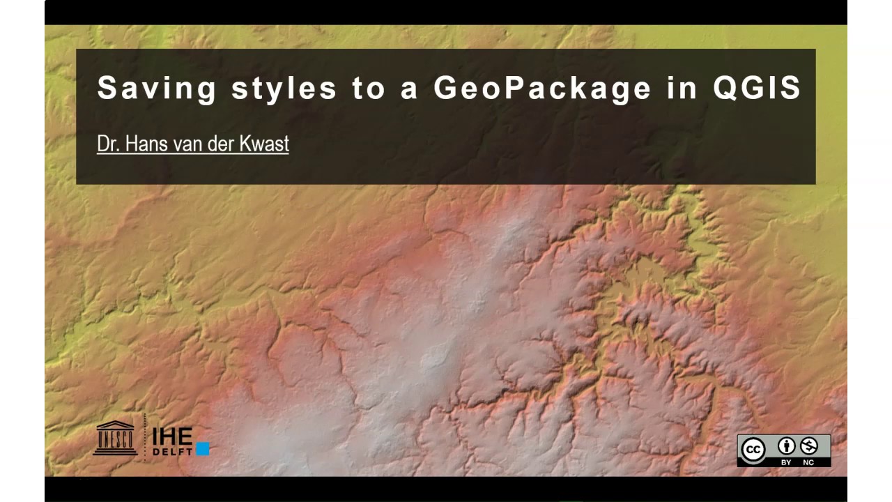 Saving styles to a GeoPackage in QGIS