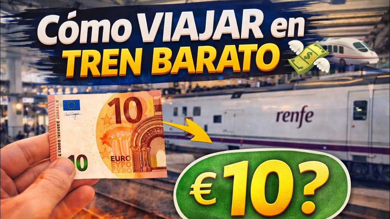 C&oacute;mo viajar en TREN BARATO 🚆💸 Trucos reales que funcionan