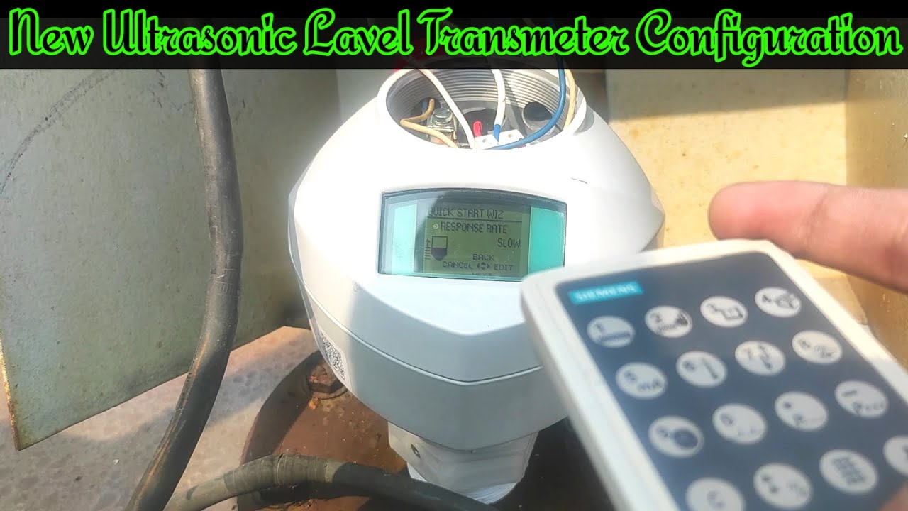 Siemens Rader Type Ultrasonic Level Transmitter Install & Configuration