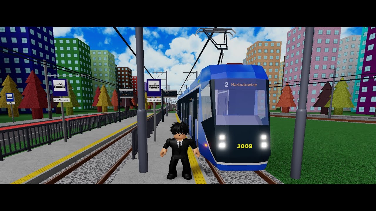 ROBLOX Nid's Buses & Trams: przejazd skodą 16T na lini 2