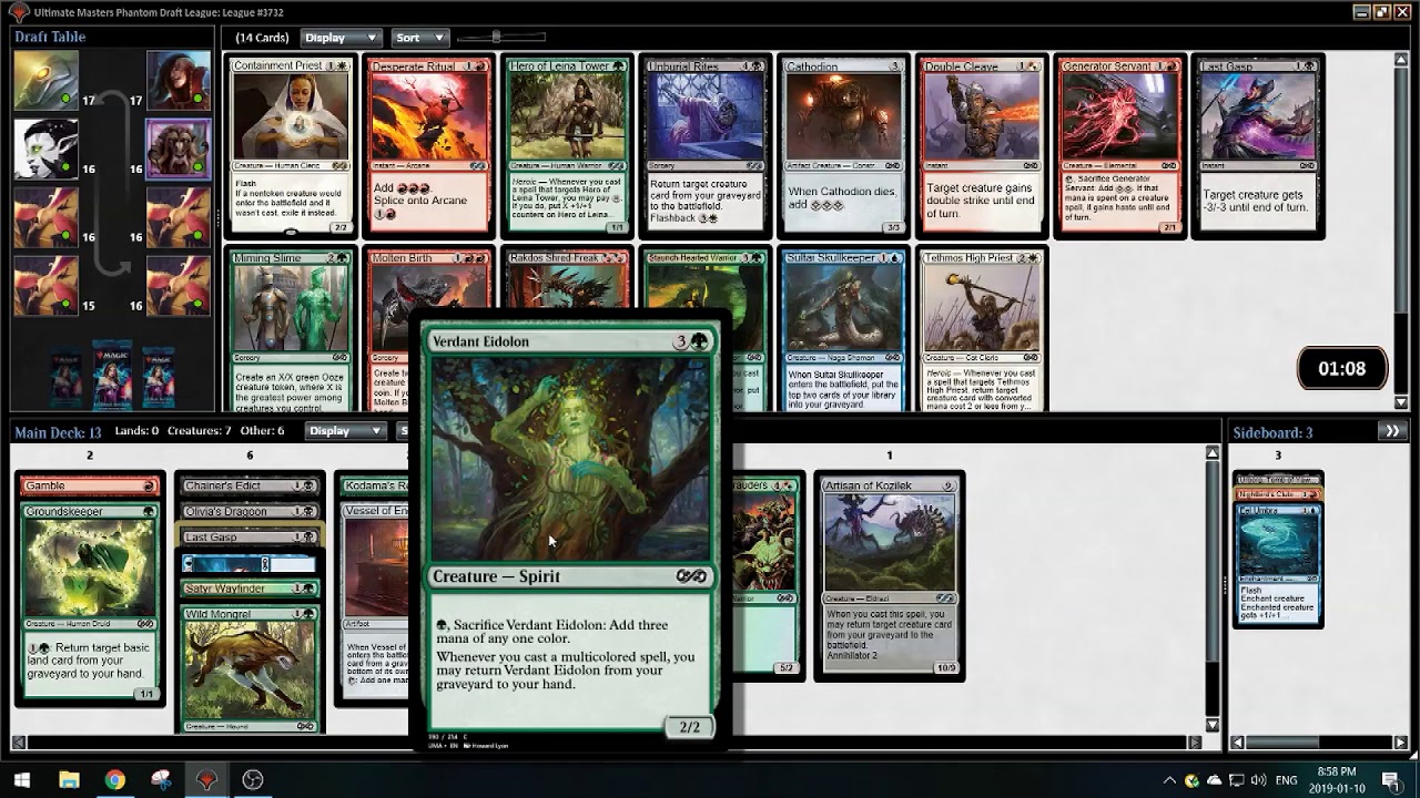 Ultimate Masters Draft #1 - Wooberg MTG