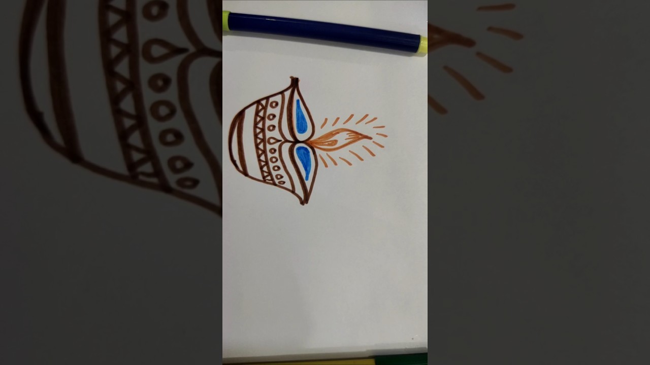 #Navratri special#divdo#drawing#art #ડ્રોઈંગ #Diwali