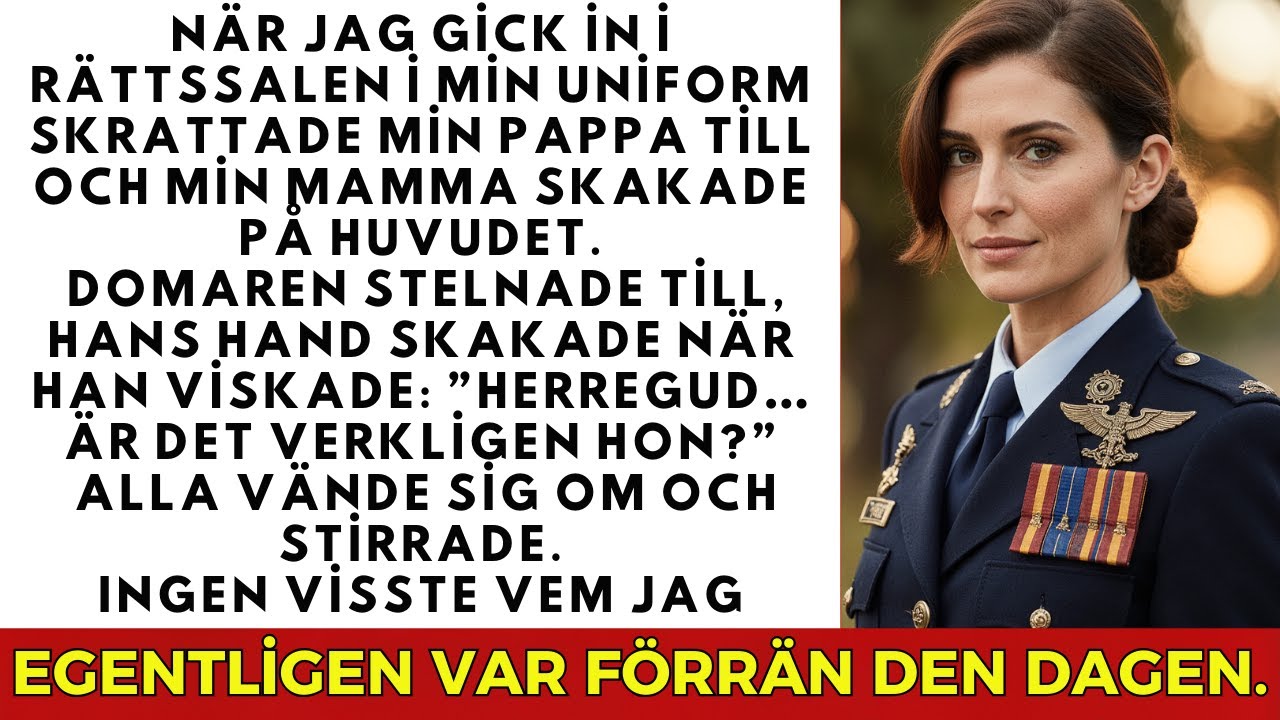 Jag kom in i domstolen i SEAL-uniform. Pappa log, mamma skakade på huvudet, men domaren…