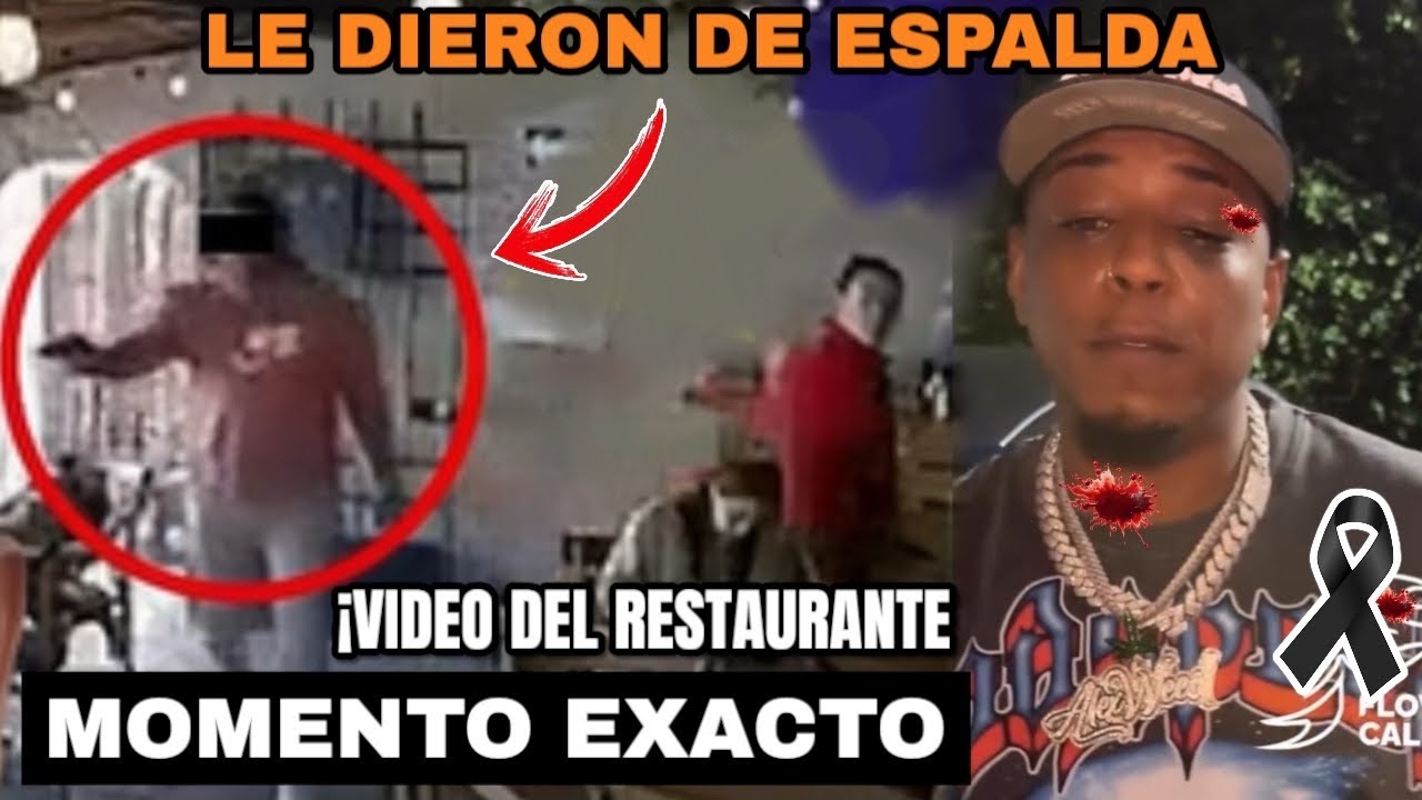 ¡QUE LIO! Camara Capta El Momento 😭💔 Cuando Le Pegan El TiR0 A Zaza Retro Adentro Del Restaurante 