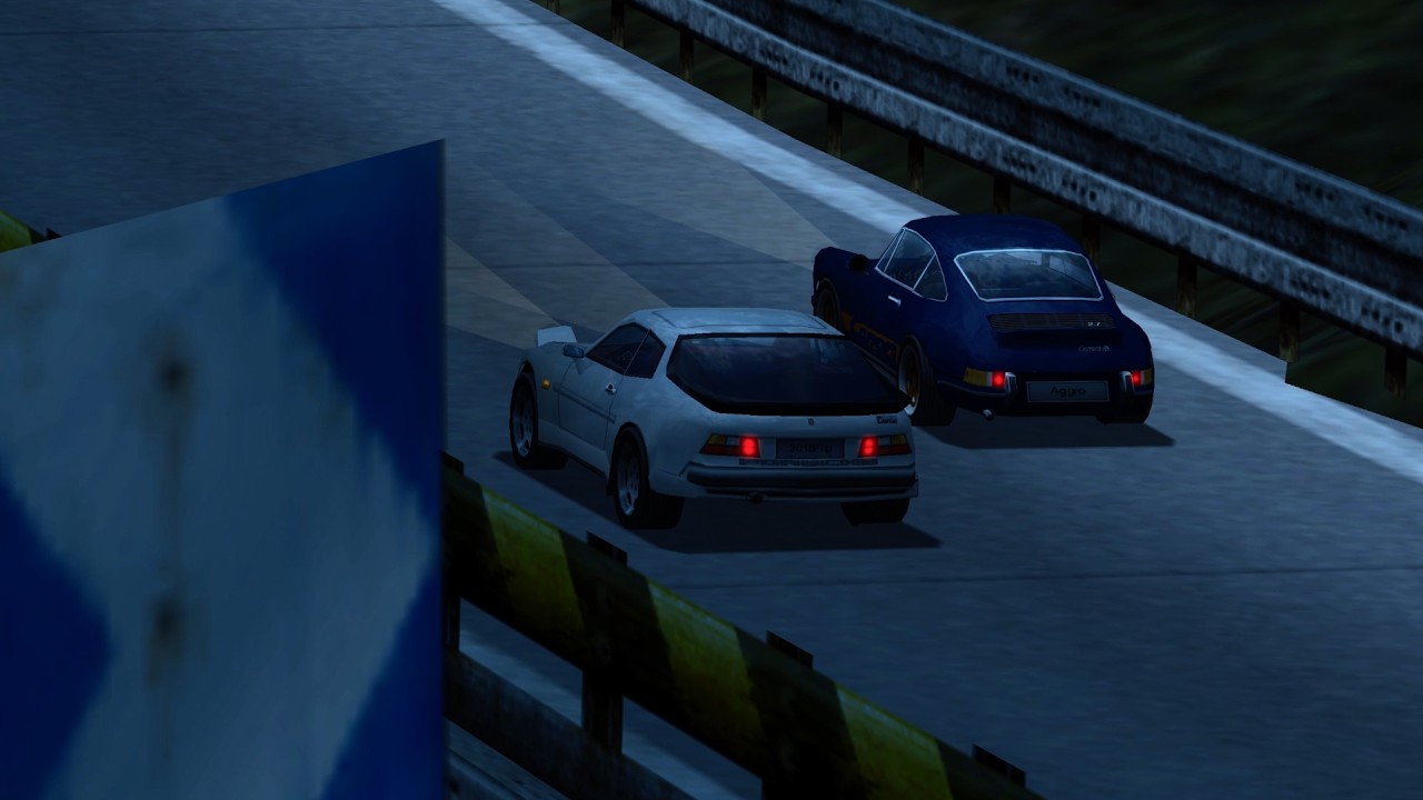 NFS5 Porsche Unleashed | In-Car + Cinema | Porsche 944 Turbo S / Autobahn Night Race 2.0