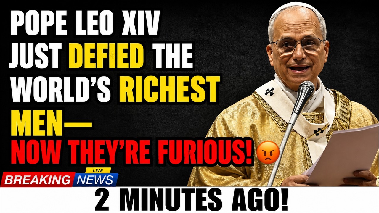 Pope Leo XIV Just Took On the World's Richest Men &mdash; And They're Furious