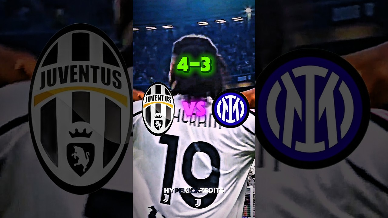 Juventus⚫️ VS Inter🔵 | Serie A | Highlights | 4K🎥