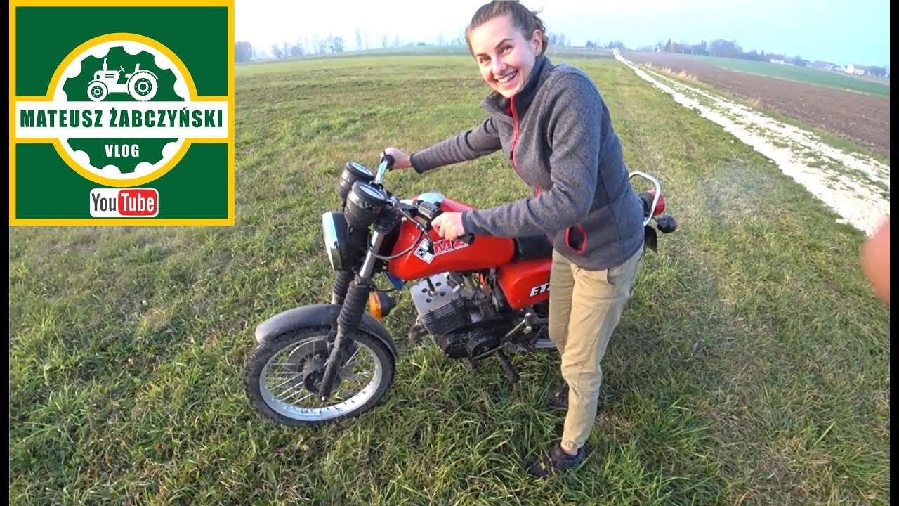 😁ANIA SZALEJE  na MZ ETZ 150