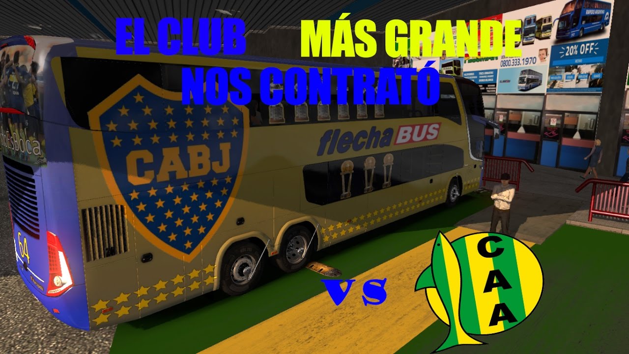NOS CONTRATÓ BOCA!! | ETS 2 MOD BUS Mapa Argentina #11