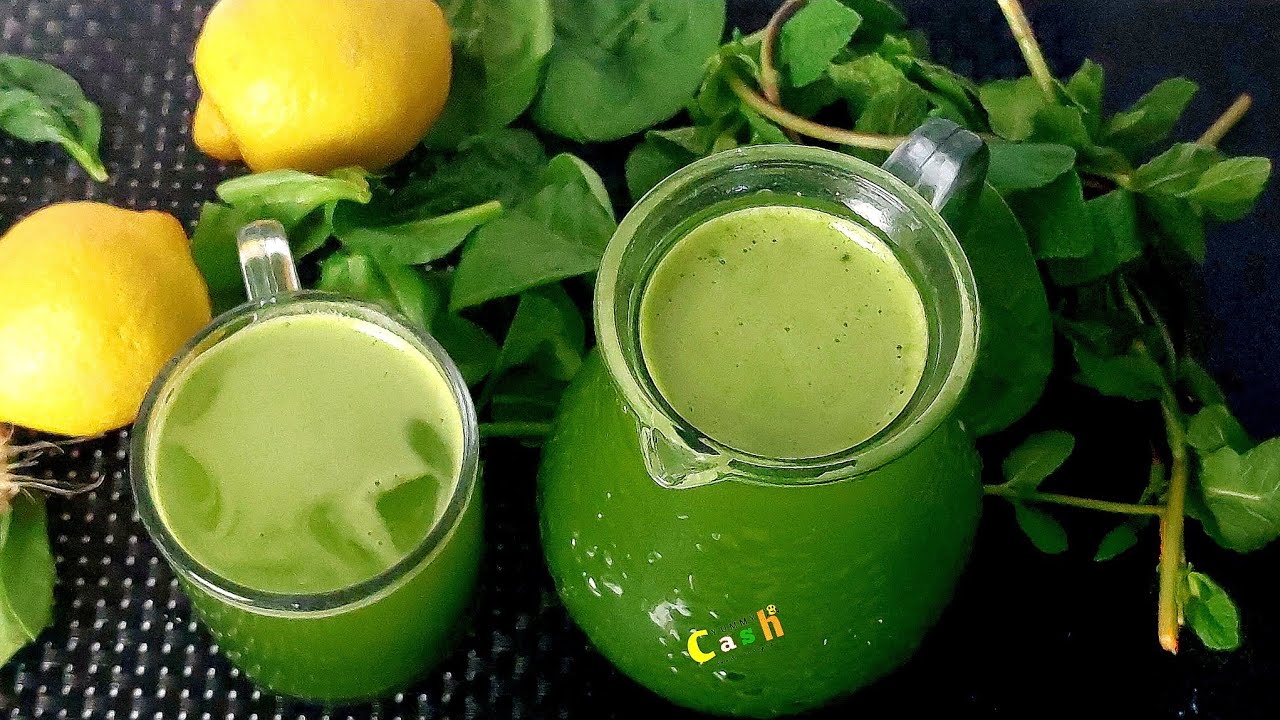 How to make spinach juice - spinach juice for weight loss,  pregnancy ,hair growth - green juice