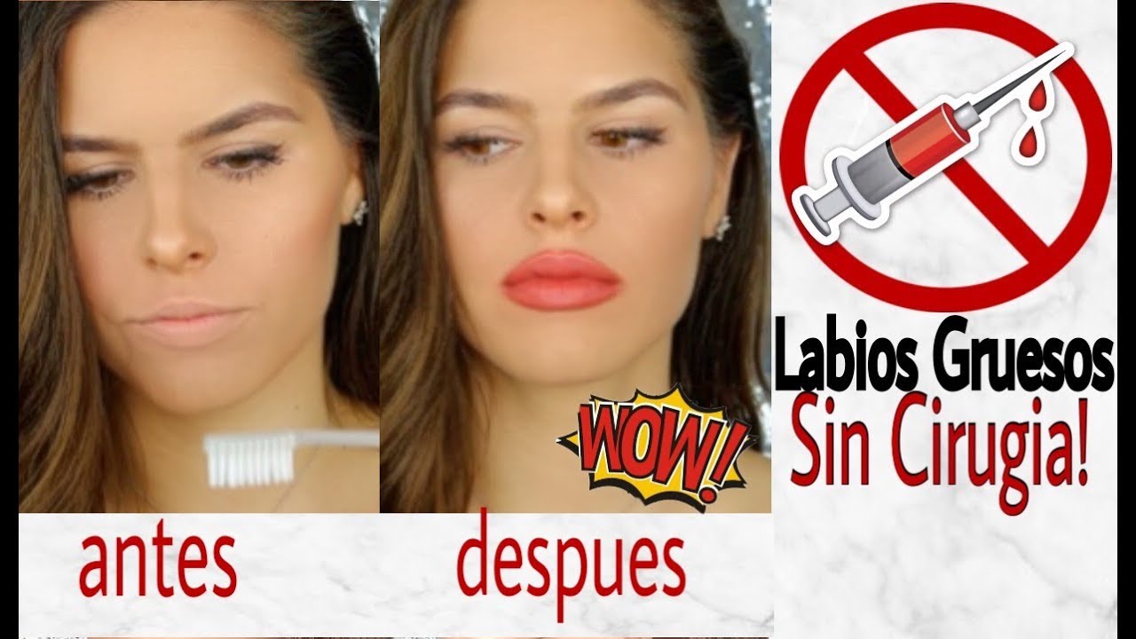 LABIOS GRUESOS SIN CIRUGIA | KYLIE JENNER LABIOS TUTORIAL!