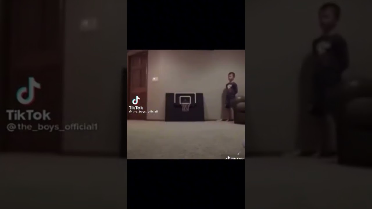 Water bottle flip basketball trick shot￼