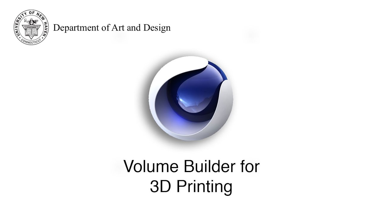 Cinema 4D Volume Builder for 3D printing