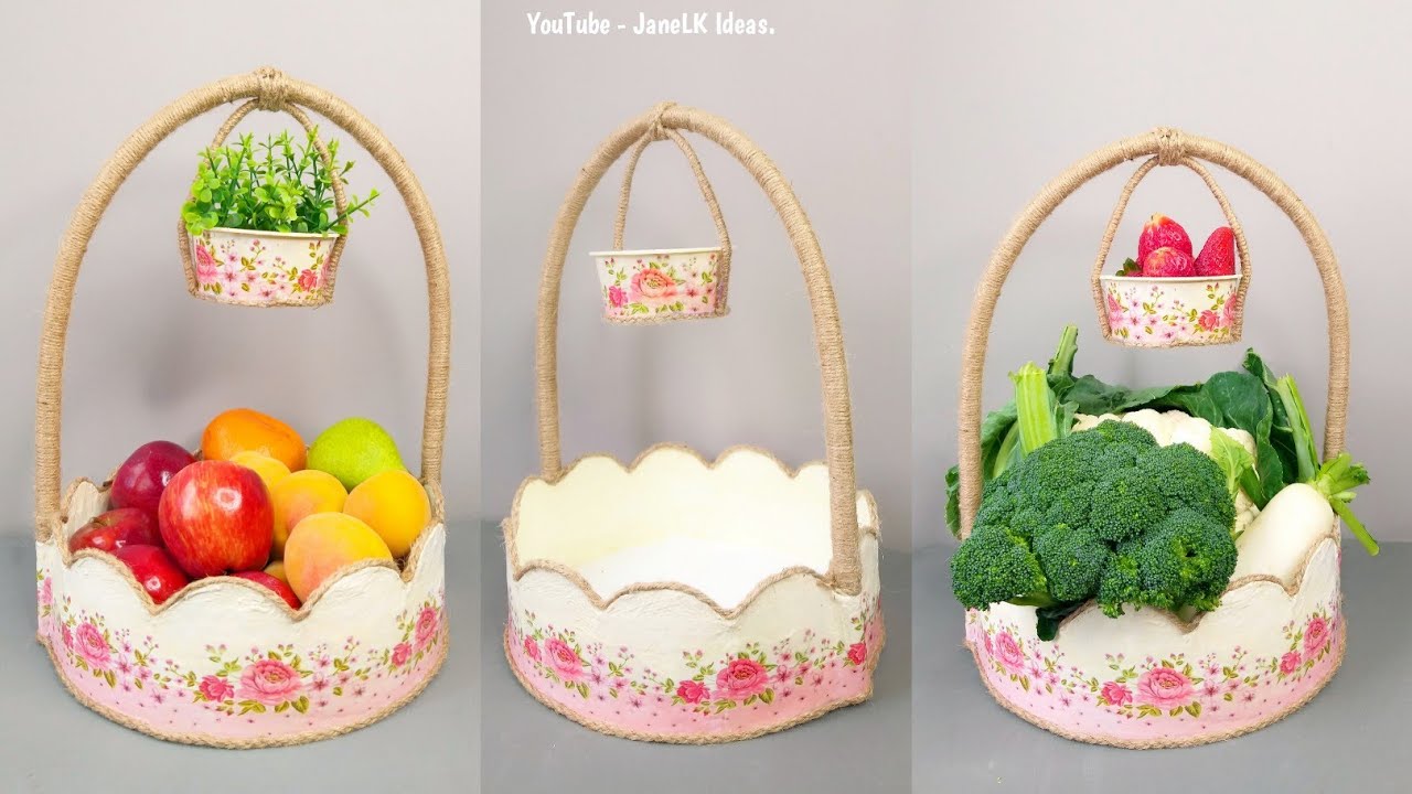 Muy Funcional Idea Para hacerlo en casa / Verdurero y Frutero Con Material Reciclado #dolixoaoluxo