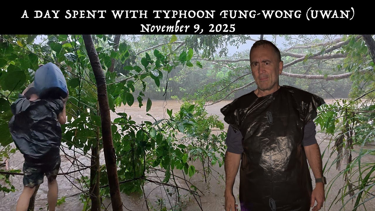 A long day spent with Typhoon Fung-Wong (Uwan) in the Philippines (2025)