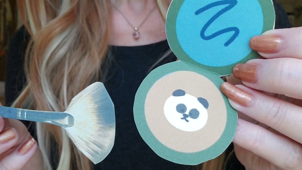 ASMR Doing Your Makeup with Paper Cosmetics (SUBSCRIBER NAMES)😍