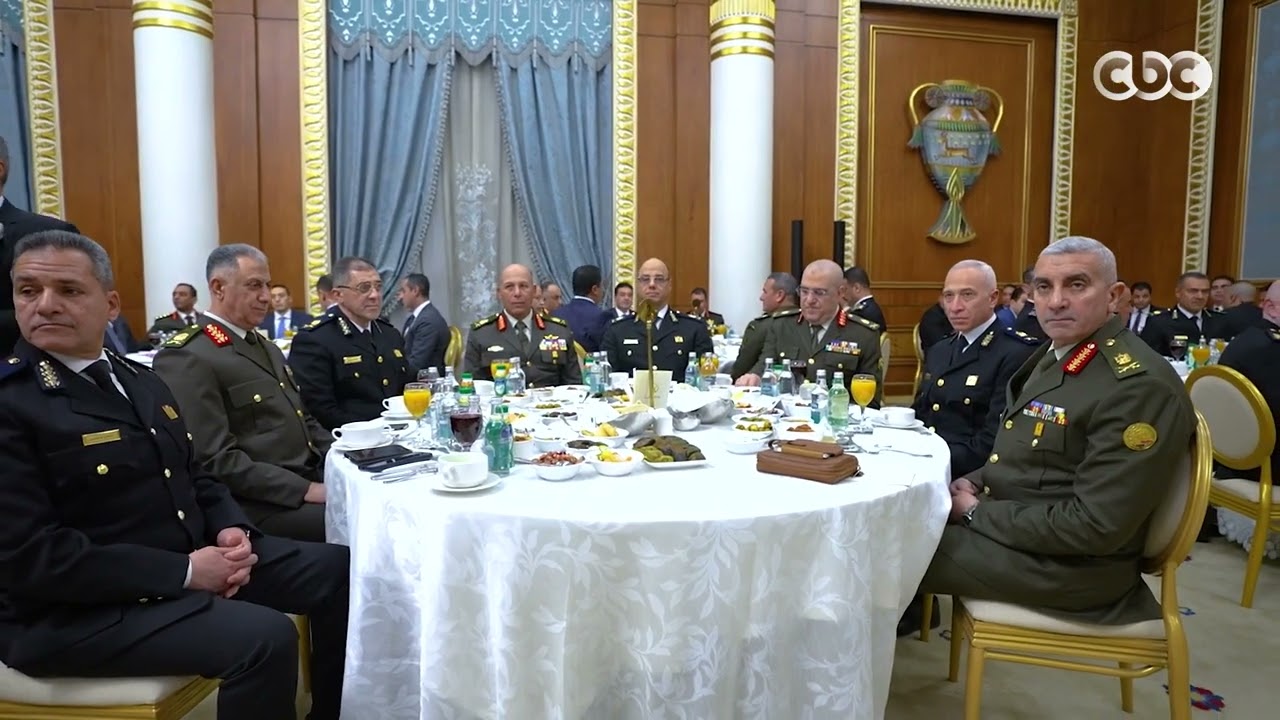 شهد السيد محمود توفيق وزير الداخلية والفريق أشرف سالم وزير الدفاع حفل إفطارنظمته وزارة الداخلية