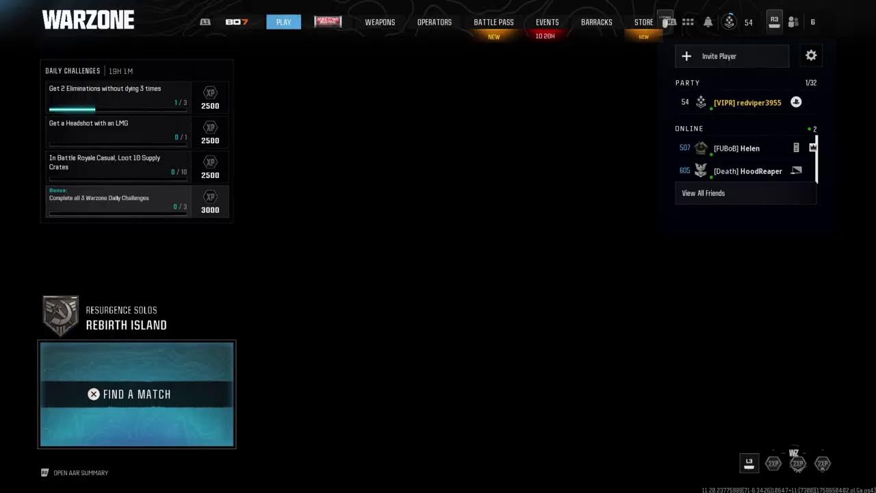 Warzone solo queing