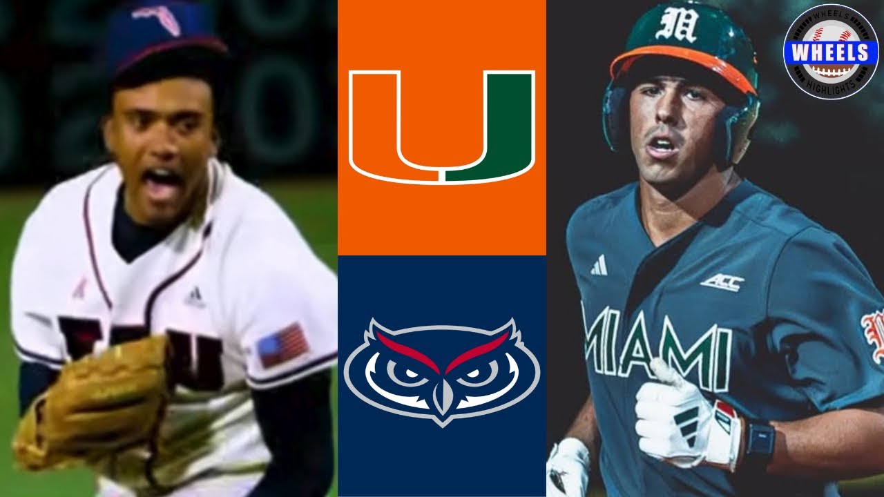 #17 Miami vs FAU (Crazy Game!) | 2026 College Baseball Highlights