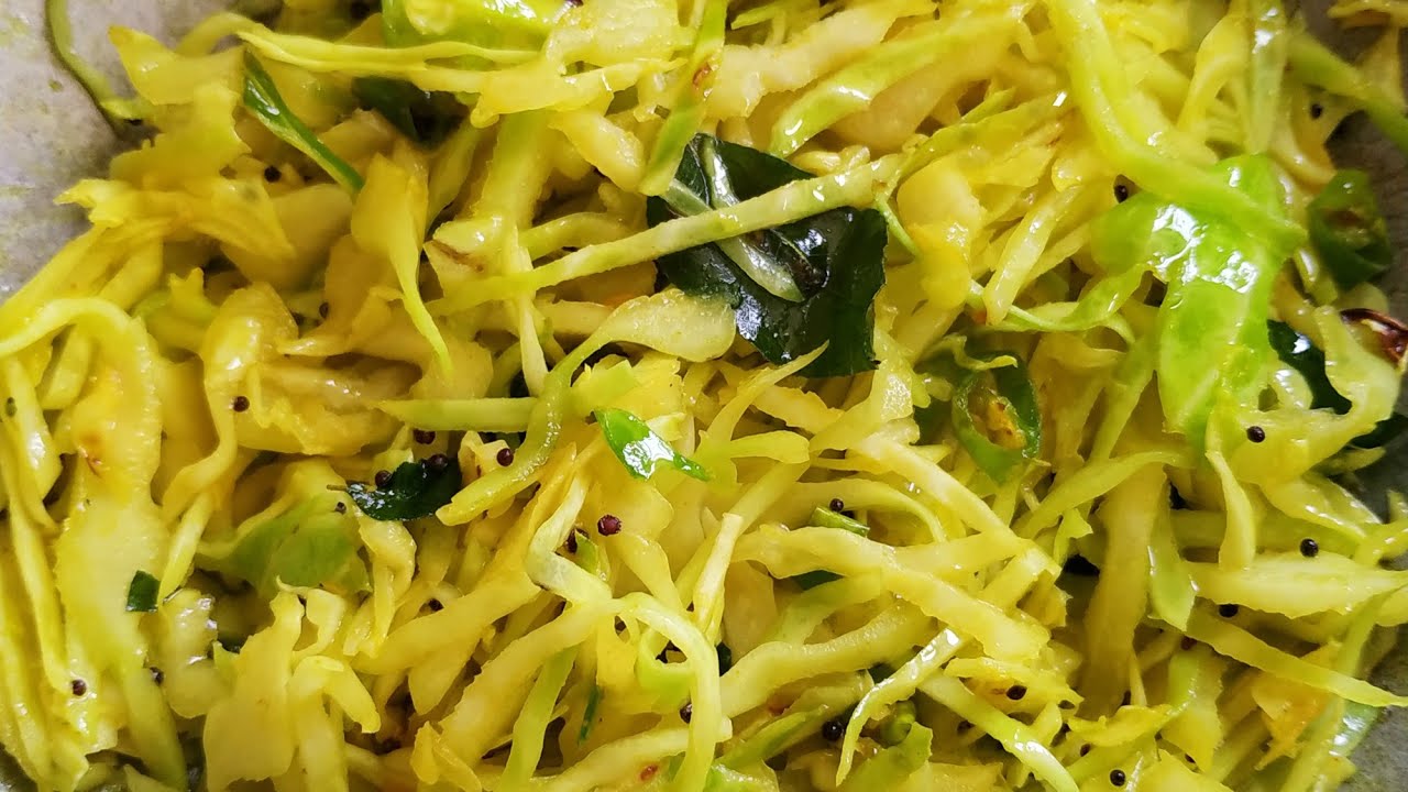 Cabbage salad : Indian Style