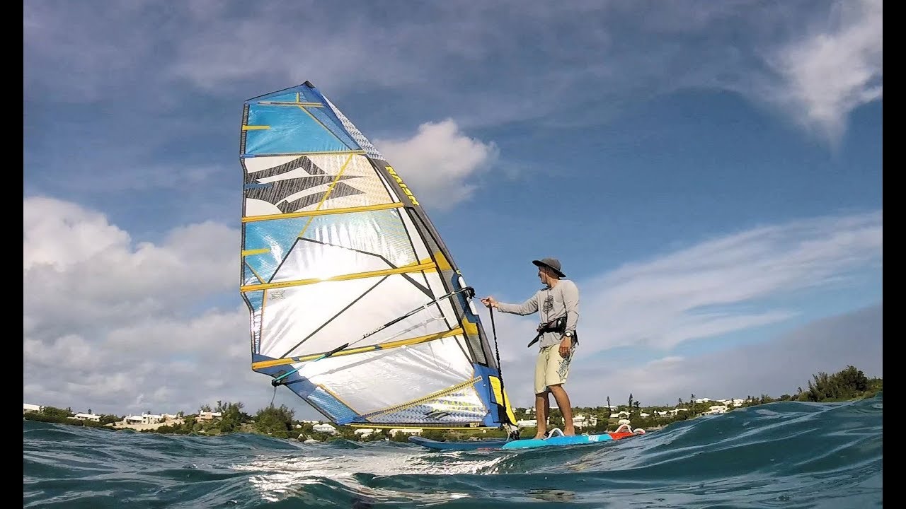 Bermuda Windsurfing - Starboard 1000 Foil Awesome Light Wind Test Session